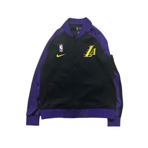 New Nike Los Angeles Lakers Showtime City Edition NBA Jacket Size L
